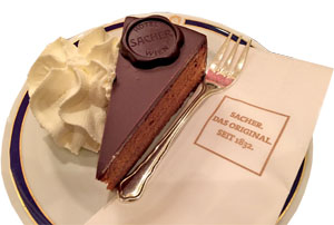 奧地利最著名的甜點Sacher蛋糕