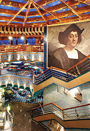 哥倫布1954自助餐廳以大航海時期為主題，帶旅客探索世界。